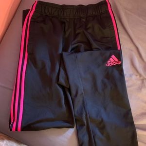 Adidas track pants hot pink!
